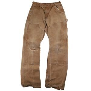Vintage Distressed Carhart B01 Double Knee Work Pants